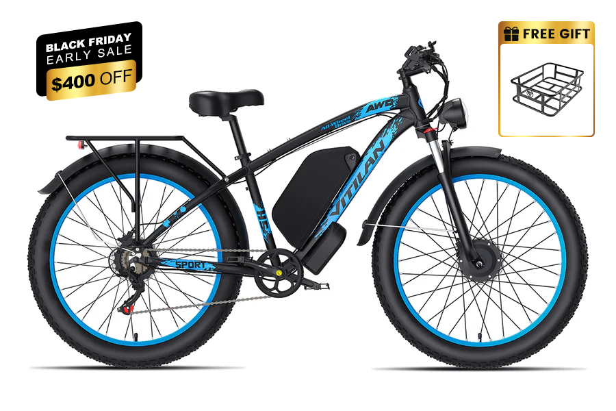 Vitilan H5 Dual Motor Fat Tire Electric Bike