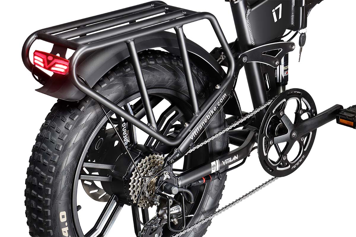 I7 Pro Folding Full Suspension Electric Bike