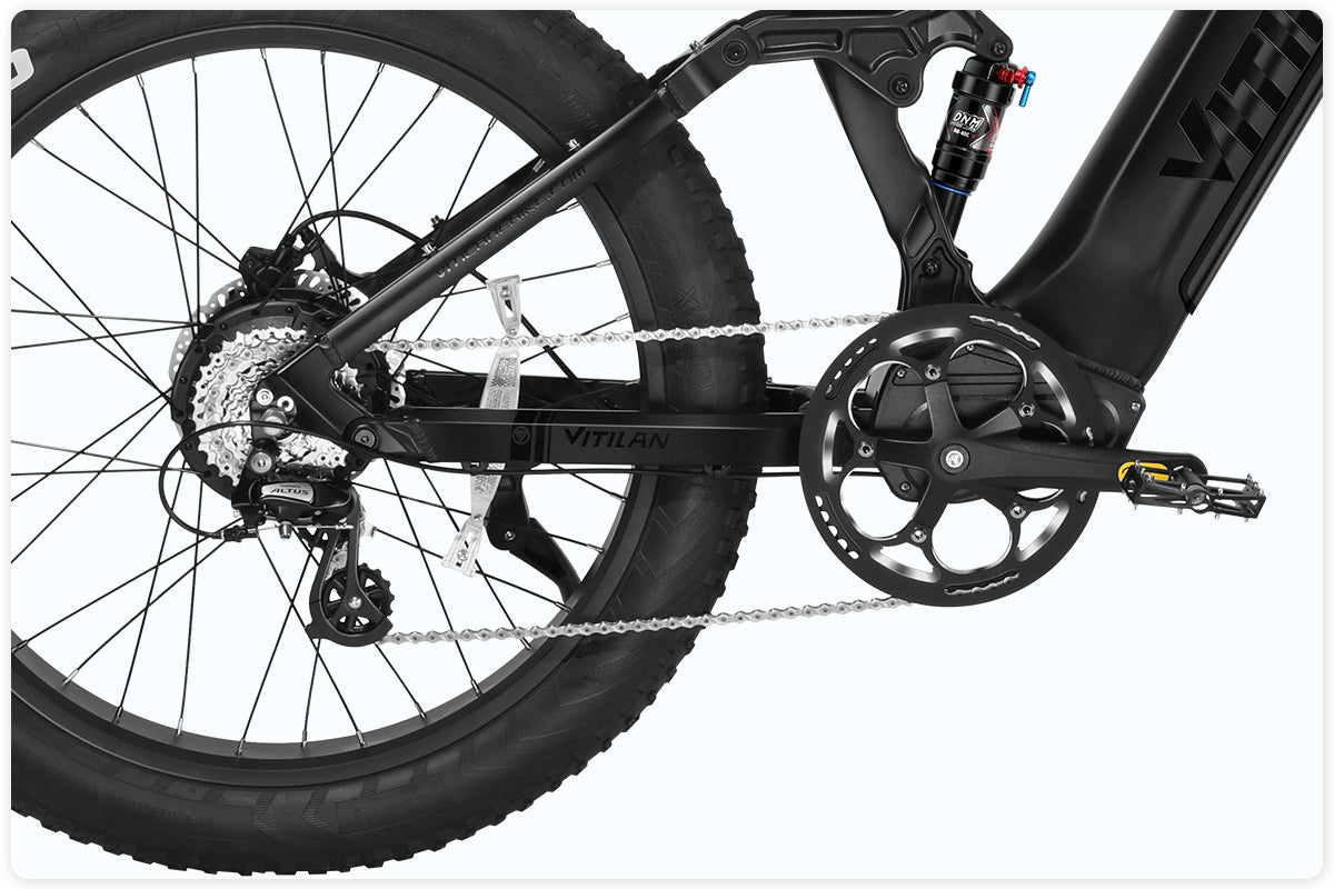 T7PRO Full Suspension Mountain E-bike