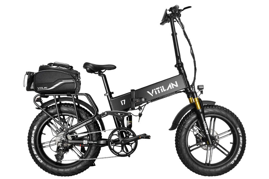 I7Pro Folding Full Suspension Electric Bike