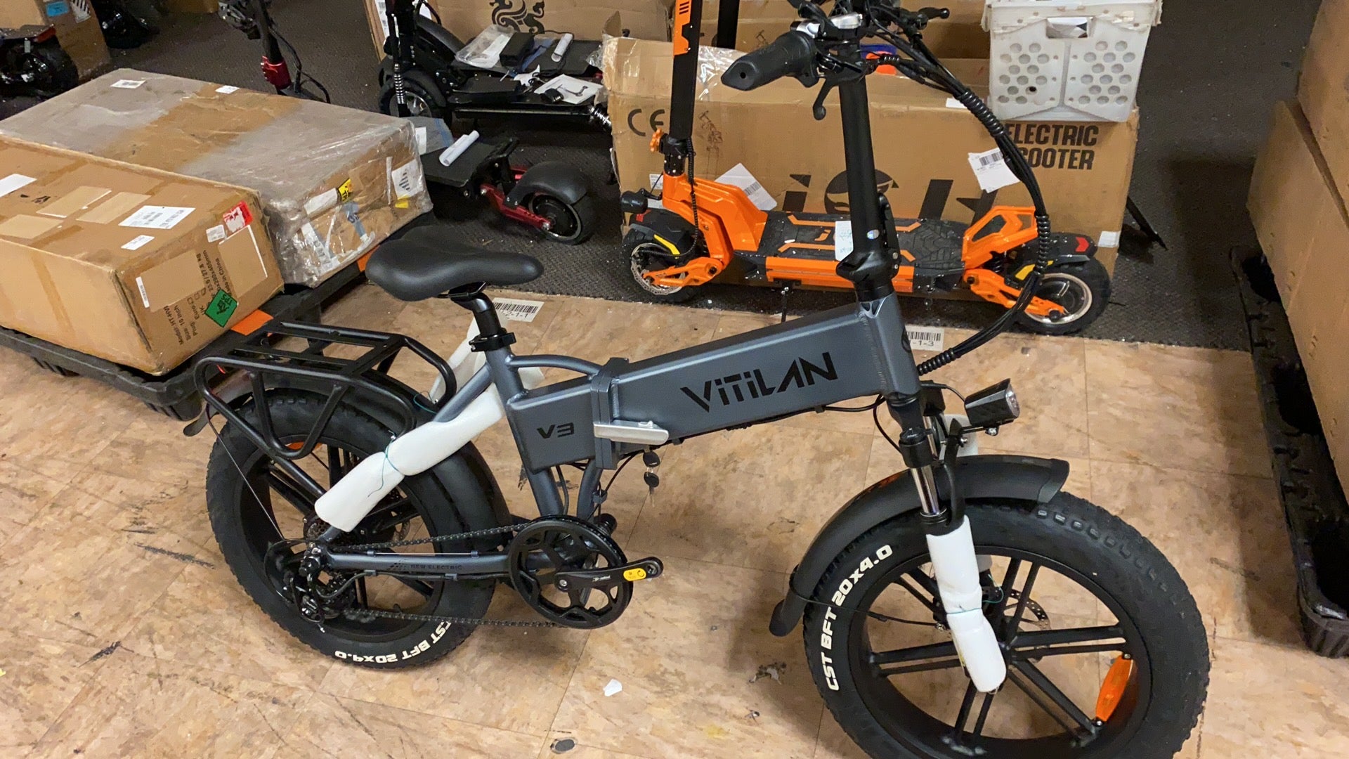 VITILAN Used Electric Bike V3//I7PRO, V3Gray2.0
