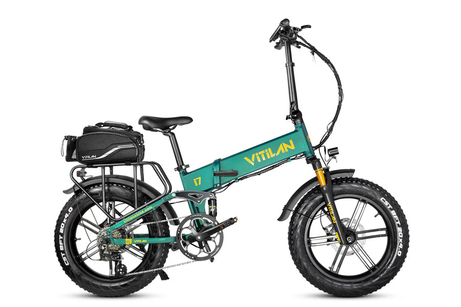 I7Pro Folding Full Suspension Electric Bike