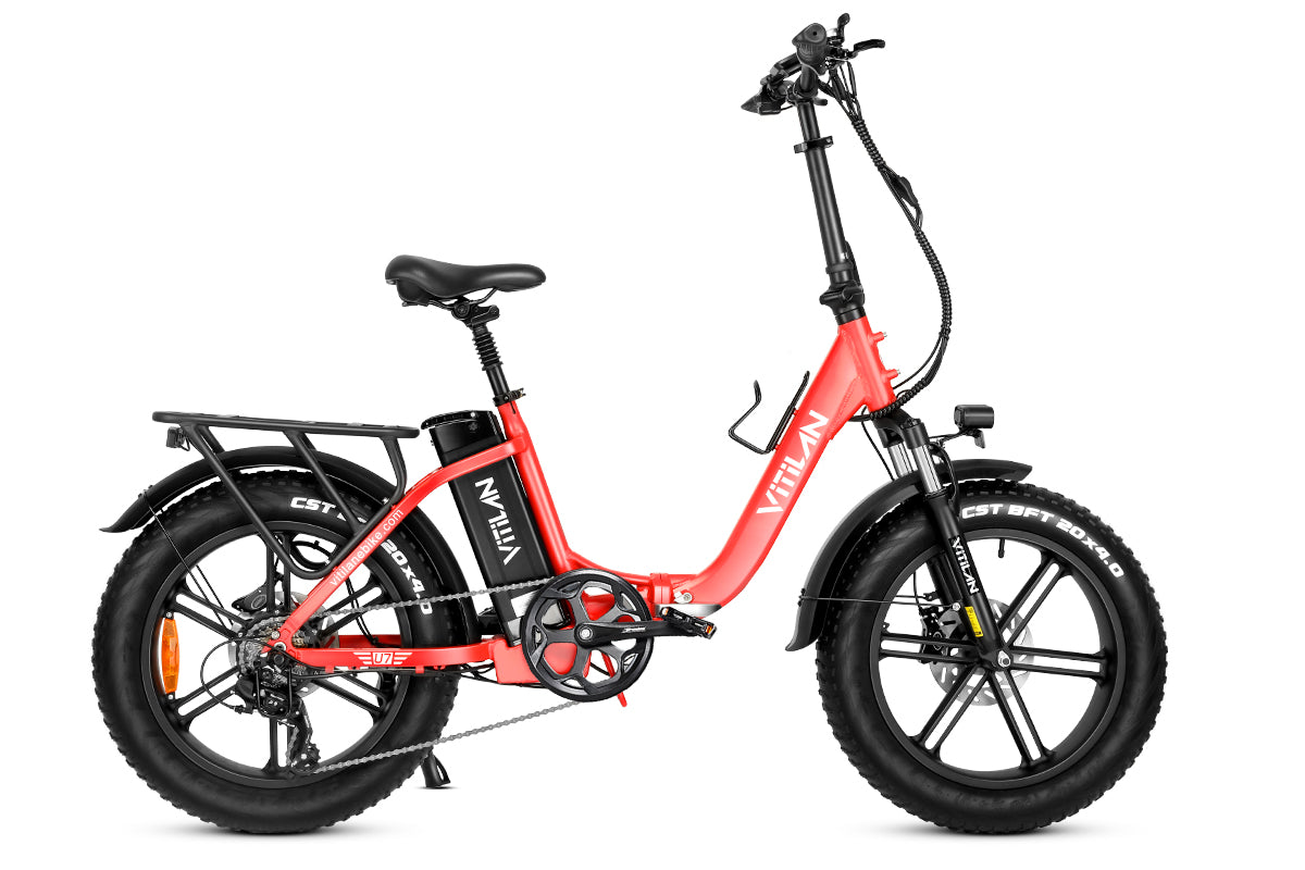 fahrrad willner e bike U7 Step-thru Foldable Fat Tire Electric Bike