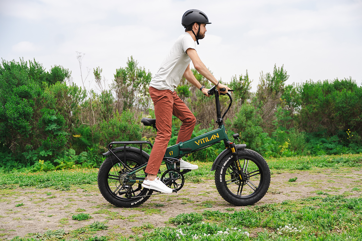 I7 Pro Folding Full Suspension Electric Bike