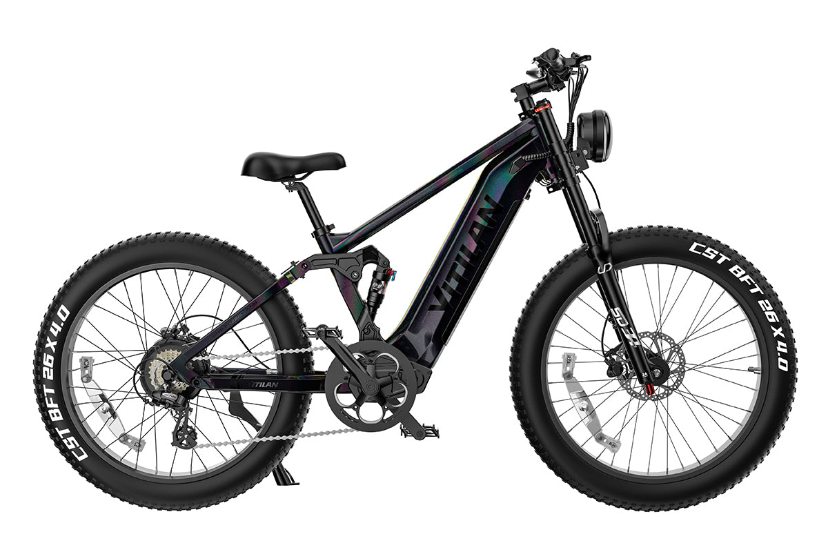 T7PRO Full Suspension Mountain E-bike