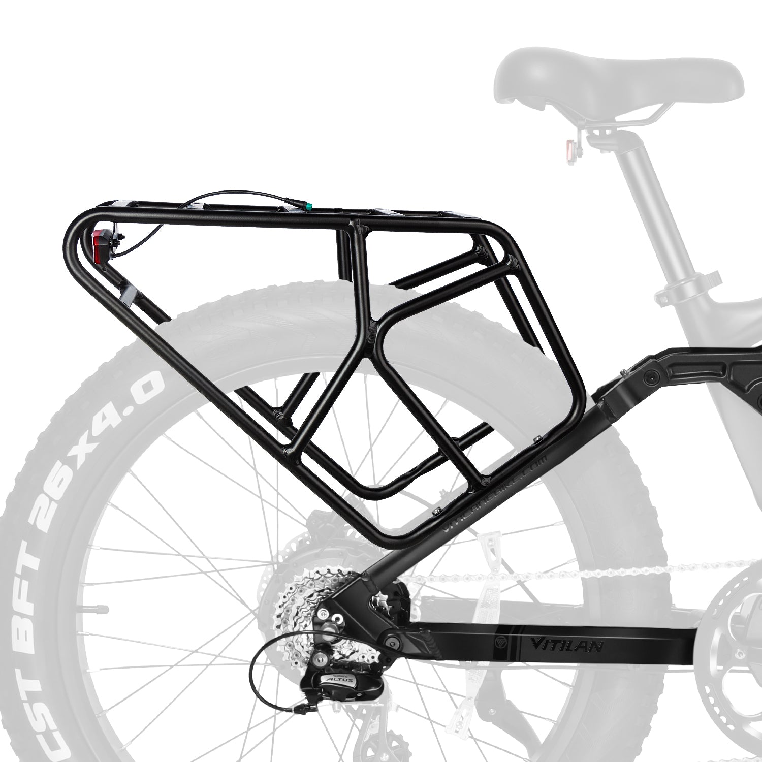 Rear Rack + Rear Tail Light (for T7)