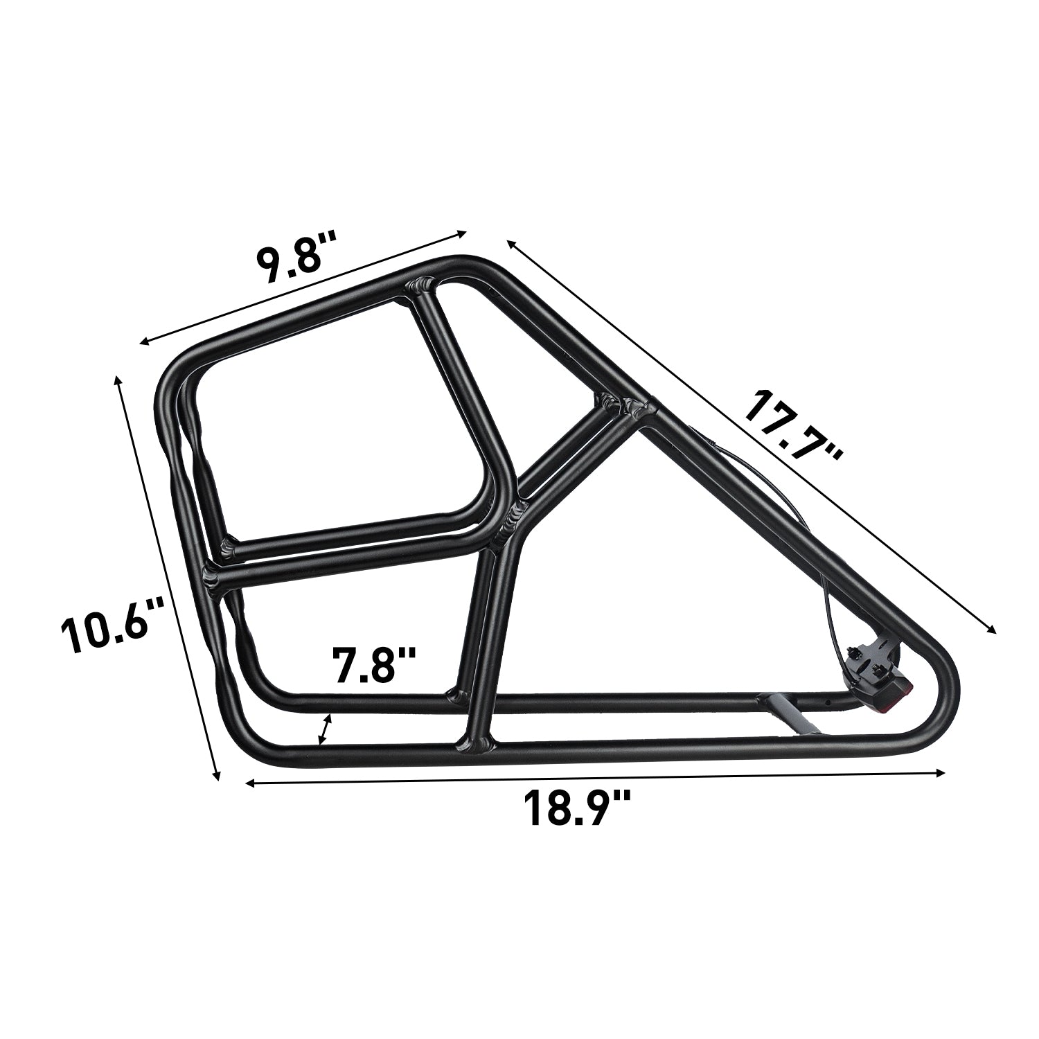 Rear Rack + Rear Tail Light (for T7)