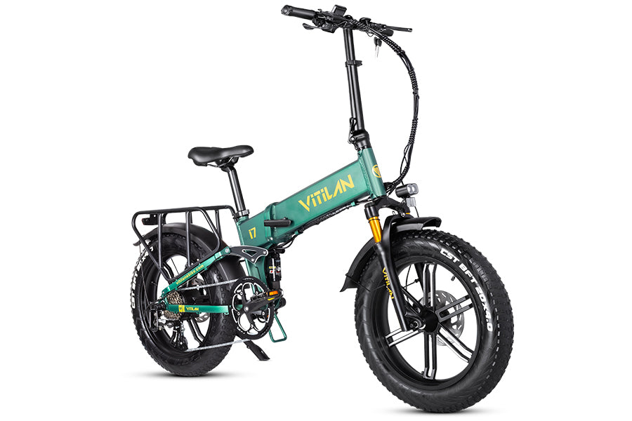 I7Pro Folding Full Suspension Electric Bike