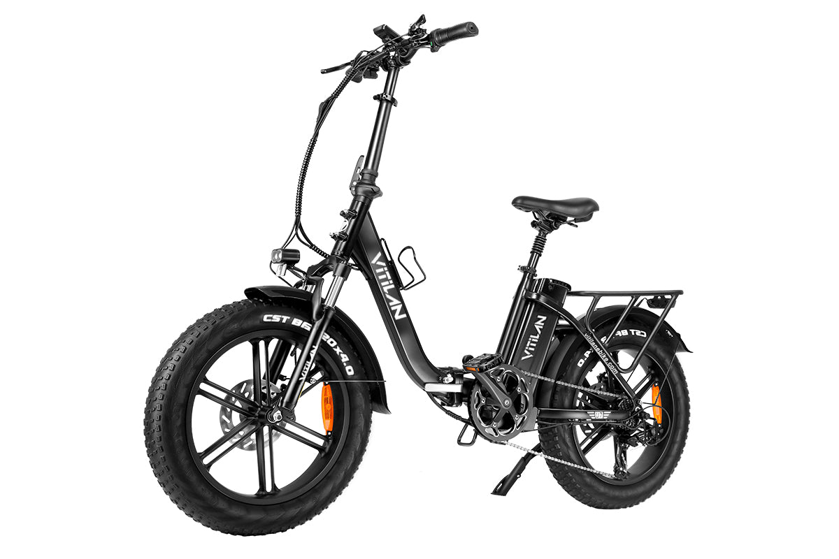 U7 Step-thru Foldable Fat Tire Electric Bike, U7 2.0 20AH / Black / Bike Only U7 Step-thru Foldable Fat Tire Electric Bike, U7 2.0 20AH / Black / Bike Only