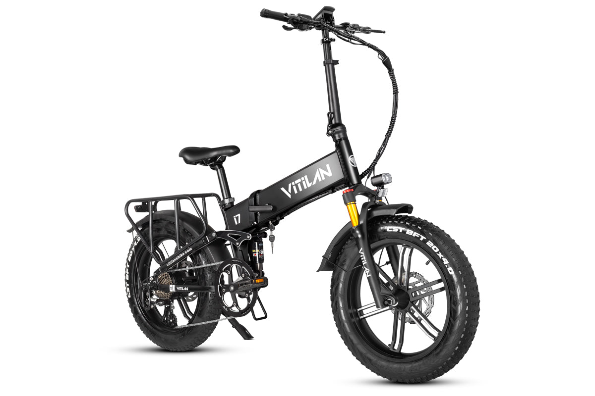 I7 Pro All Terrain Folding Electric Bike Vitilan Ebike
