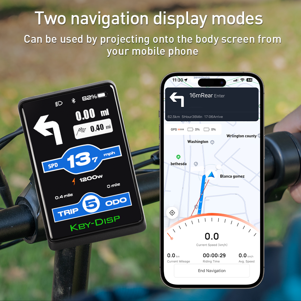 986 Intelligent colour TFT display for e-bikes