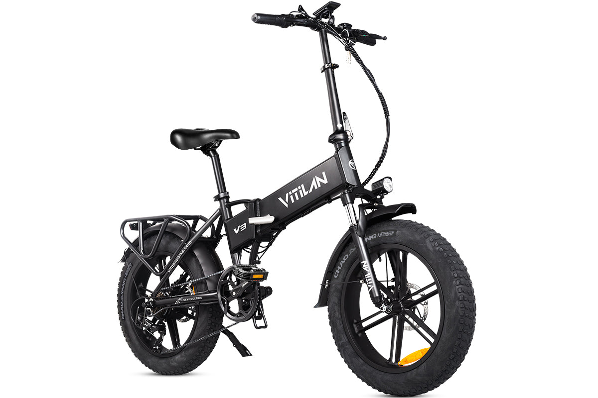 V3 2.0 Folding Fat Tires Adult All Terrain Electric Bike