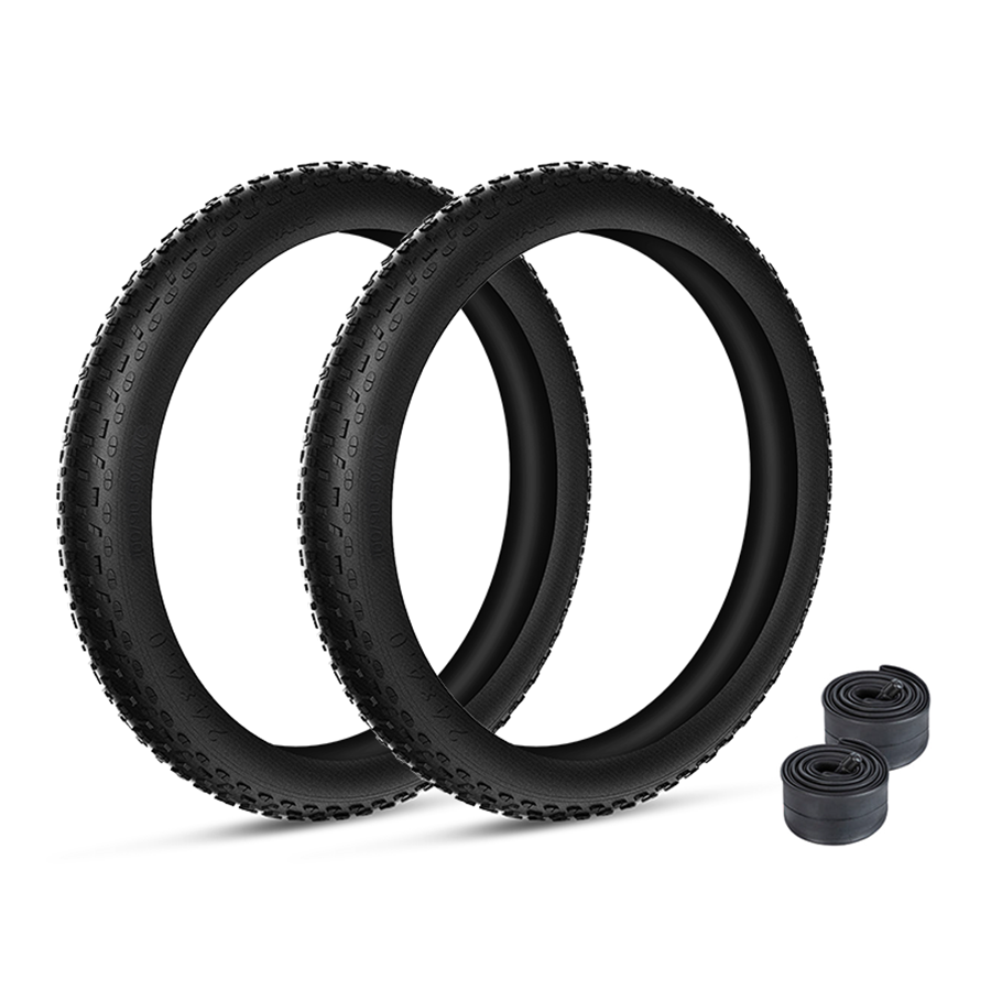 24 x 4 Inch Electric Bicycle Tires For H5, 2 Outer Tires / Outer Tire And Inner Tube 24 x 4 Inch Electric Bicycle Tires For H5, 2 Outer Tires / Outer Tire And Inner Tube