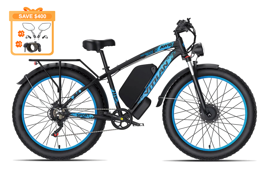Vitilan H5 Dual Motor Fat Tire Electric Bike