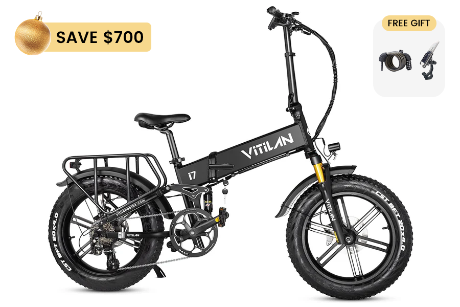 I7Pro Folding Full Suspension Electric Bike