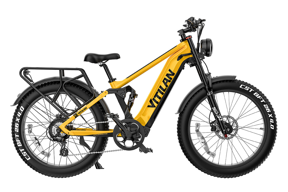 T7PRO Full Suspension Mountain E-bike