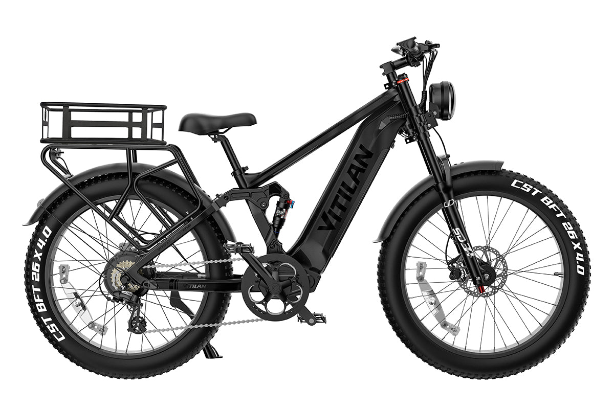 T7PRO Full Suspension Mountain E-bike