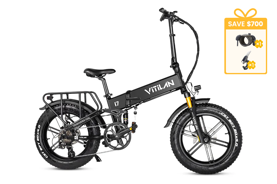 I7Pro Folding Full Suspension Electric Bike