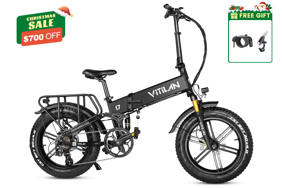 I7Pro Folding Full Suspension Electric Bike