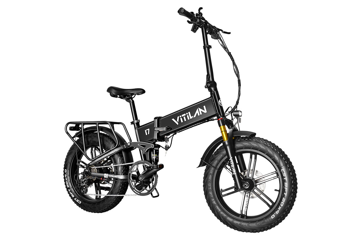U7 Step-thru Foldable Fat Tire Electric Bike | Vitilan Ebike