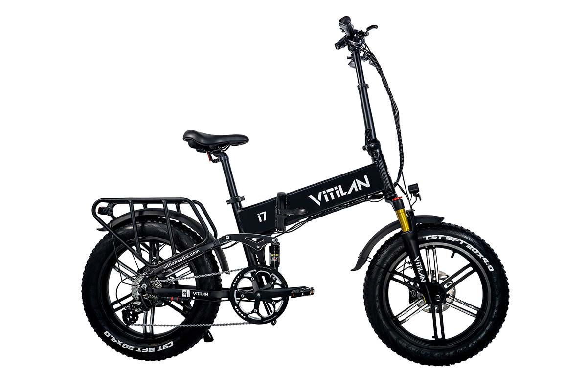 I7 Pro Folding Full Suspension Electric Bike