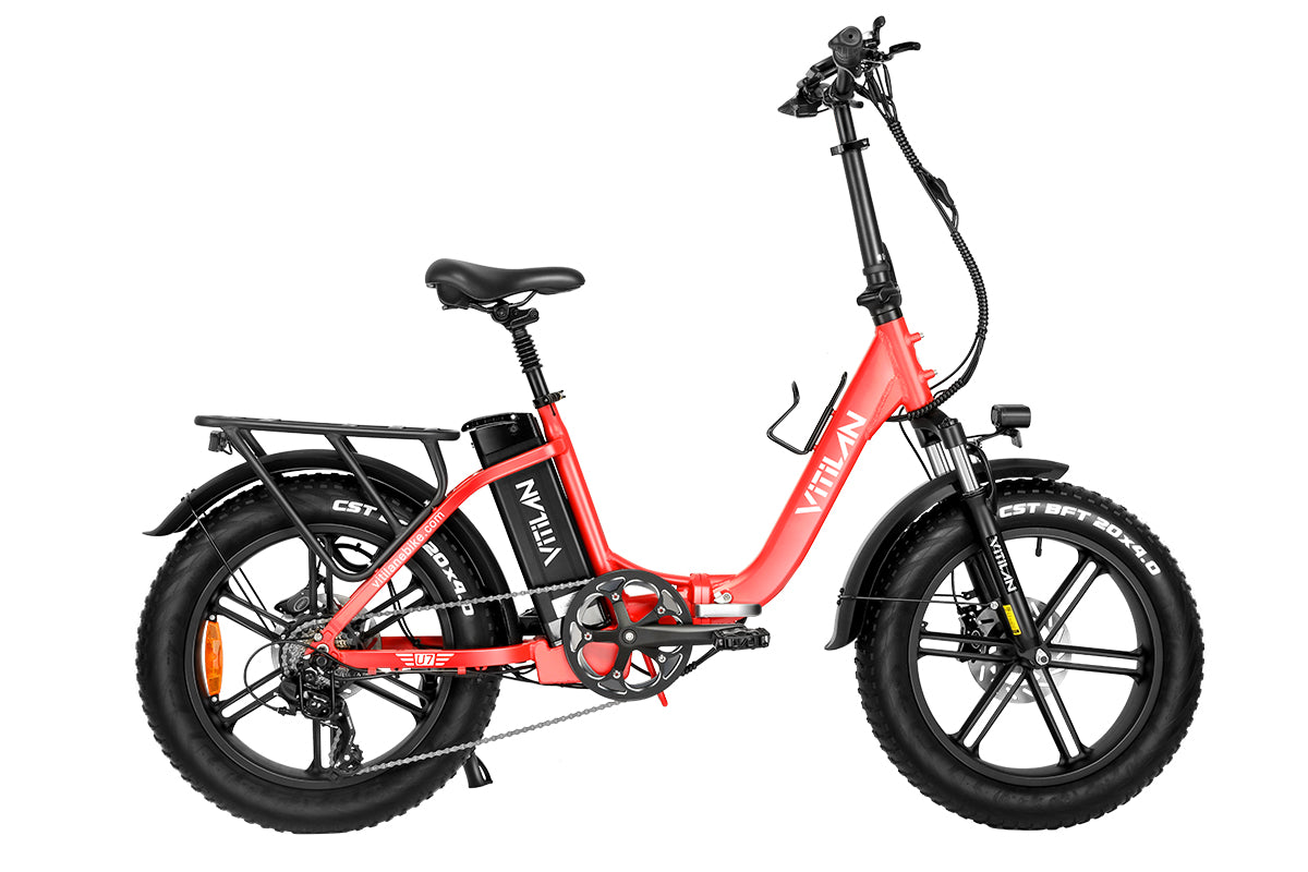 U7 Step-thru Foldable Fat Tire Electric Bike