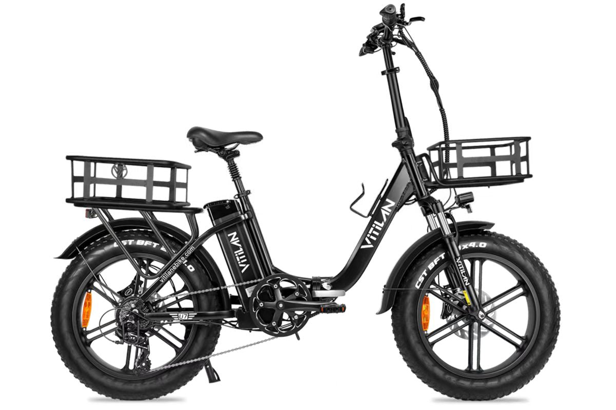 U7 Step-thru Foldable Fat Tire Electric Bike