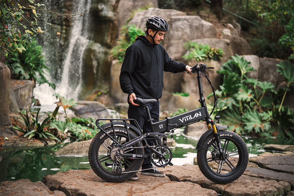 I7 Pro Folding Full Suspension Electric Bike