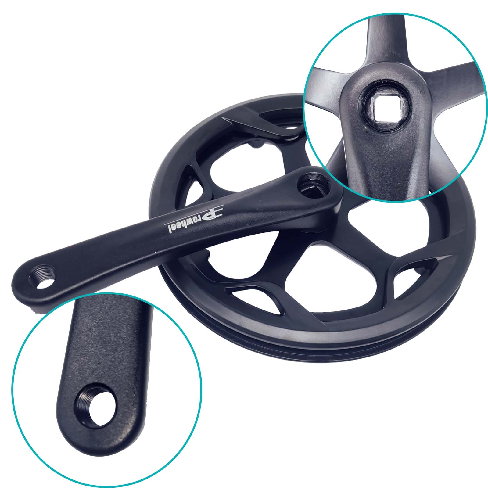 Electric Bike Aluminum Alloy Crankset, Suitable for Vitilan V3