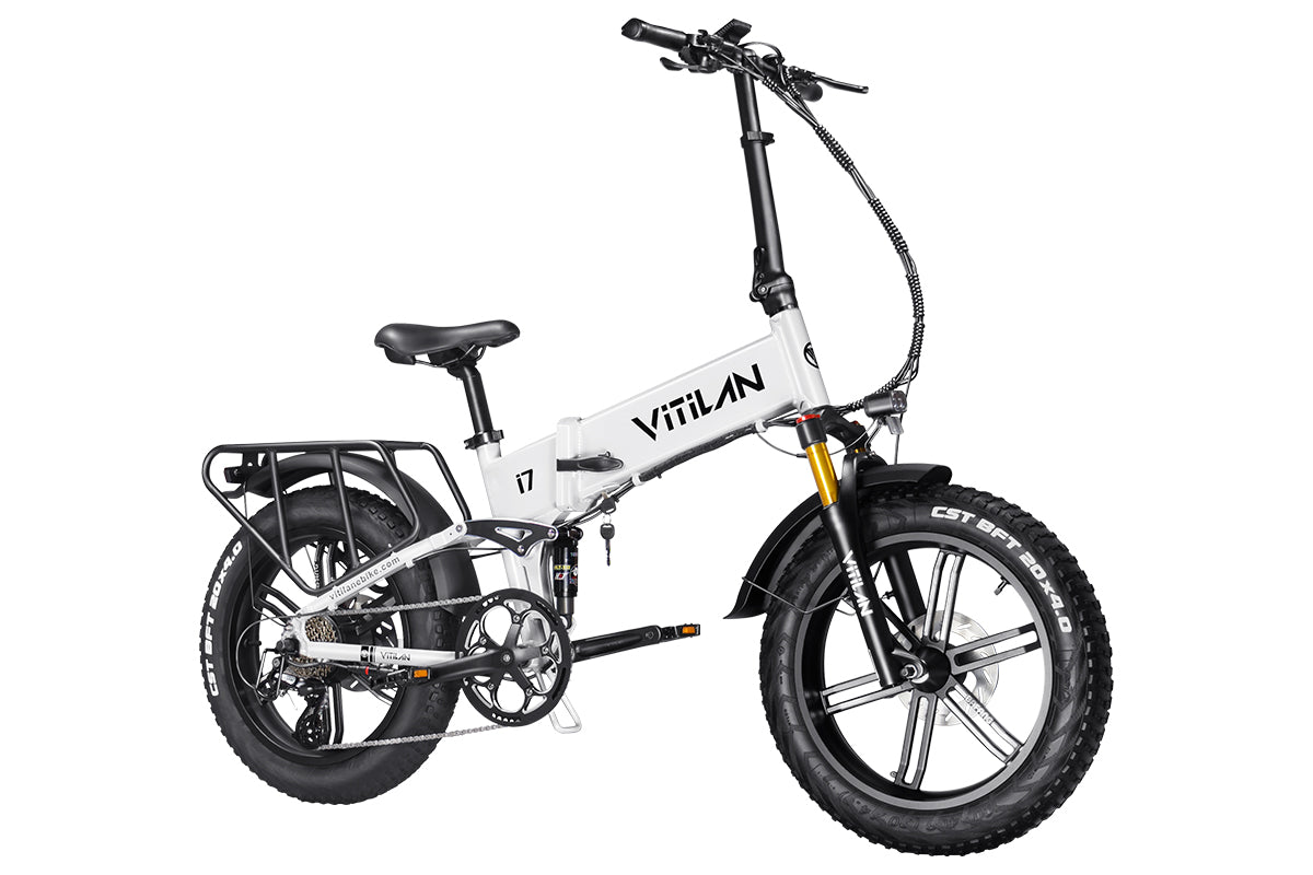 I7 Pro Folding Full Suspension Electric Bike