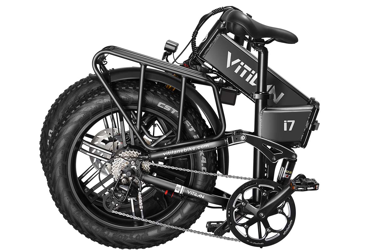 I7 Pro Folding Full Suspension Electric Bike