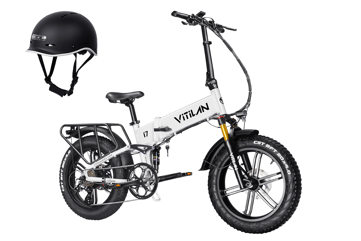 I7 Pro Folding Full Suspension Electric Bike